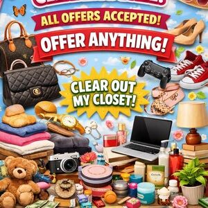 OFFER ON ANYTHING WILL BE ACCEPTED